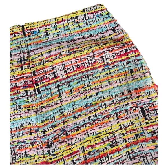 Forever 21 Asymmetrical Blue Red Mini Skirt - Picture 3 of 7